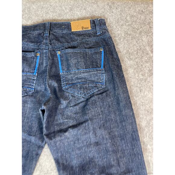 Vintage 90s Amor Denim Relaxed Straight Jeans Mens 34x32 Blue Grunge Goth Y2K - Picture 2 of 7